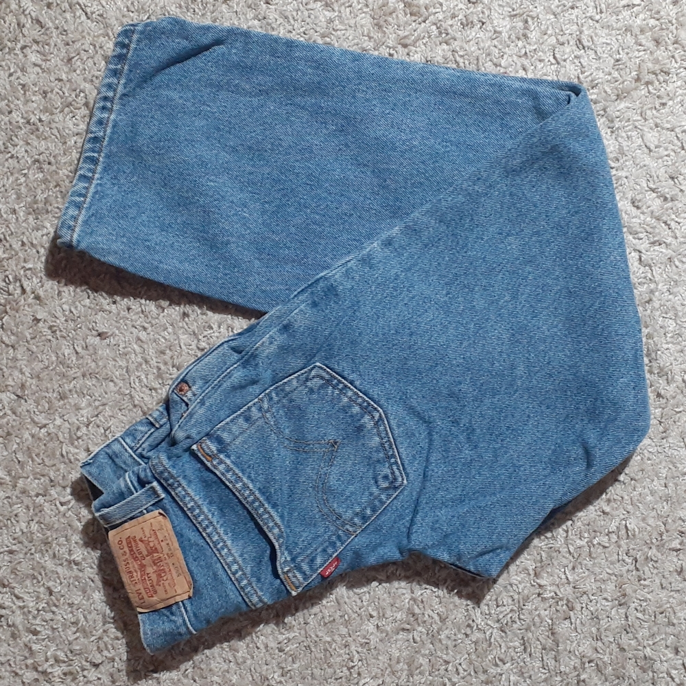 Boys 550 Levi's Relaxed Fit Blue Jeans - 12 Slim - 24x26.5 - Preowned